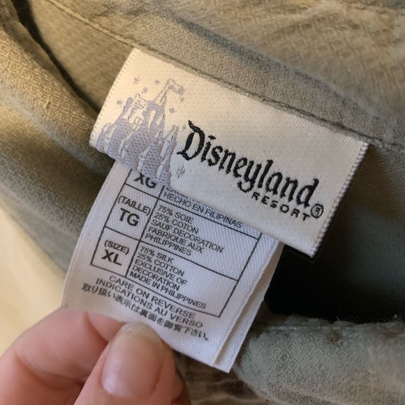 Disneyland Resort Men’s Embroidered Button Up - Picture 2 of 5